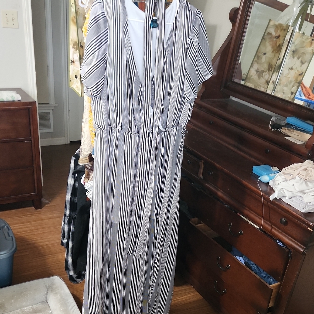 Striped Maxi Dress